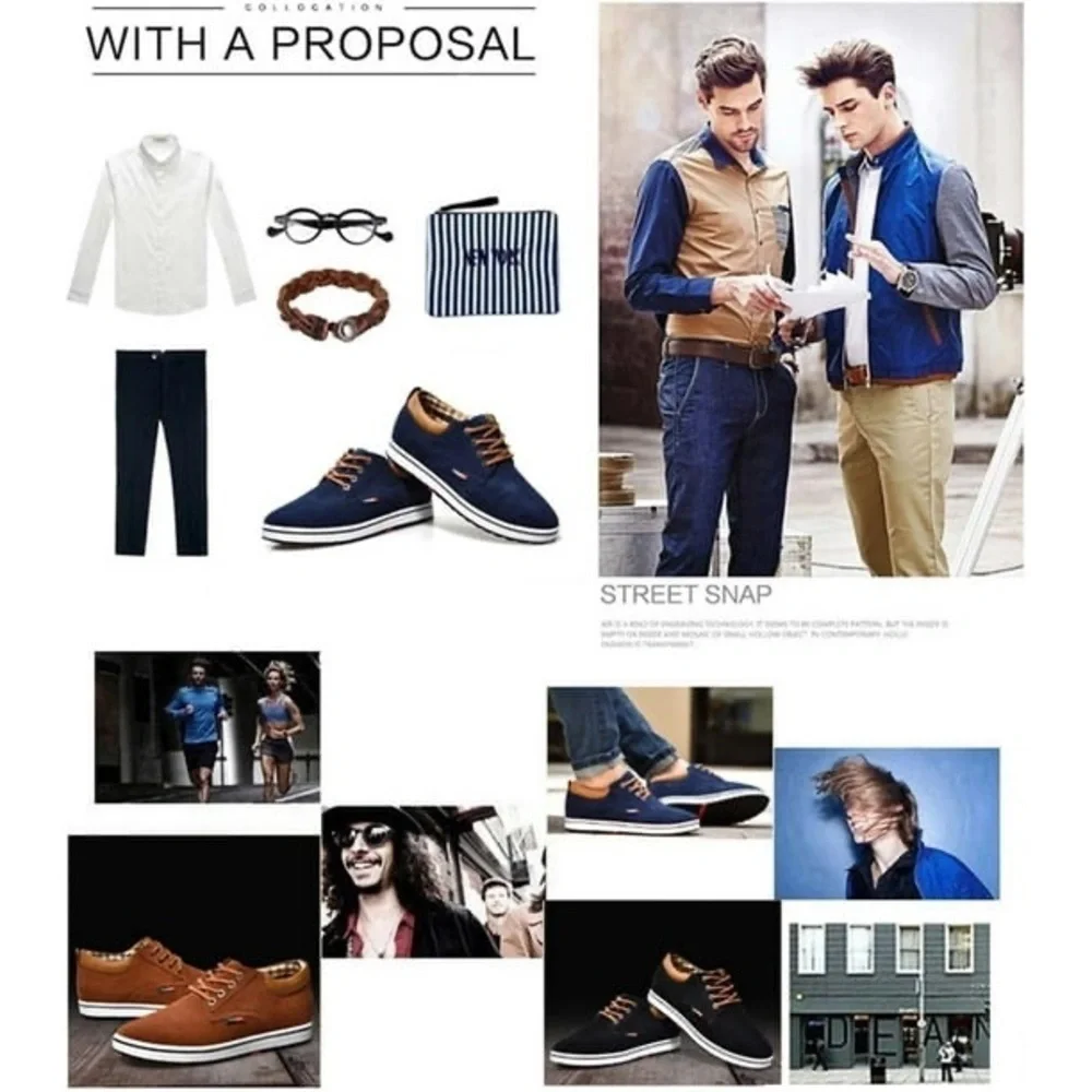 Men's Invisible Height Increasing Elevator Shoes - 3 colors - Picture 2 of 10